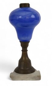 MARBLED GLASS LAMP