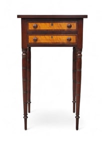 TWO-DRAWER SHERATON STAND