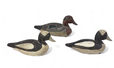 THREE DECOY DUCKS