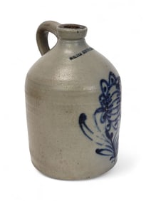 ONE-GALLON WHITE'S BINGHAMTON STONEWARE JUG