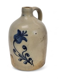STONEWARE JUG WITH TULIP