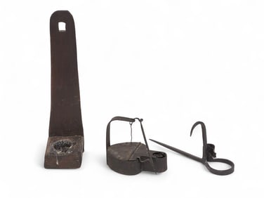 THREE EARLY LIGHTING DEVICES