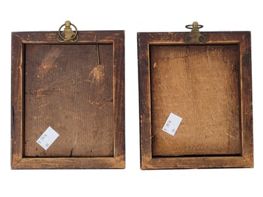 PAIR OF MINIATURE PORTRAITS