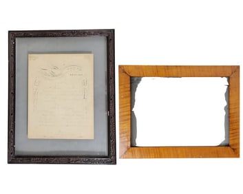 SPENCERIAN PROGRAM & TIGER MAPLE FRAME