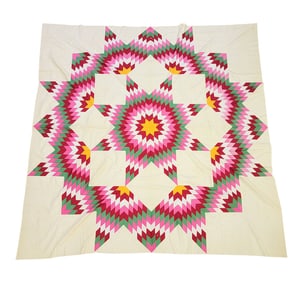 "BROKEN STAR" & NURSERY RHYME QUILT TOPS