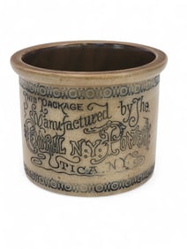 1893 WORLD'S FAIR STONEWARE BUTTER CROCK