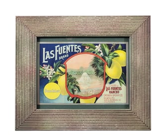 THREE FRAMED ADVERTISEMENTS