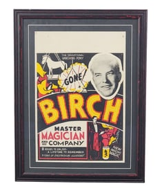 MAGICIAN MCDONALD BIRCH SHOW POSTER