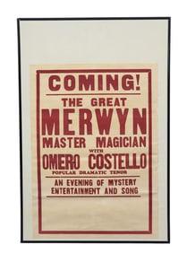 THE GREAT MERWYN SHOW POSTER