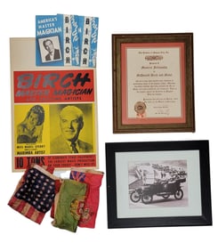 MAGICIAN MCDONALD BIRCH PERSONAL PAPERS AND EPHEMERA