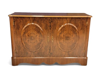 TROUVAILLES MAHOGANY CREDENZA