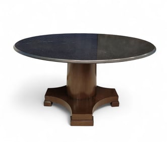 MODERN MARBLE-TOP CENTER TABLE