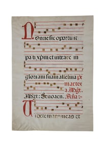 ANTIPHONAL LEAF