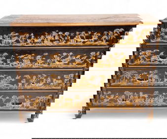 CHINOISERIE CHEST OF DRAWERS BY BAKER FURNITURE