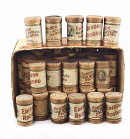COLLECTION OF PHONOGRAPH CYLINDERS