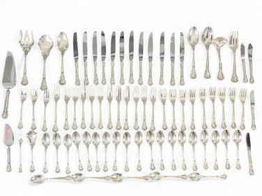 GORHAM CHANTILLY STERLING SILVER FLATWARE SERVICE