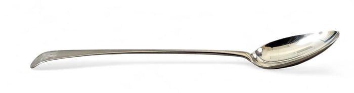 GEORGE III SILVER DRESSING SPOON