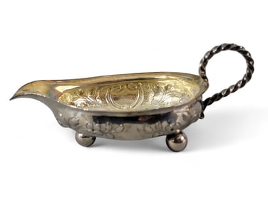 GEORGE III SILVER SAUCE BOAT