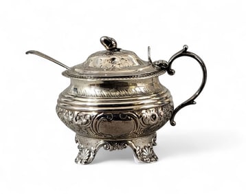 GEORGE III SILVER MUSTARD POT