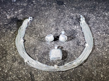 DAVID YURMAN ALBION PENDANT & EARRINGS