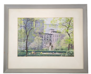 CITYSCAPE BY CAROL CREUTZBURG (1921-2012)