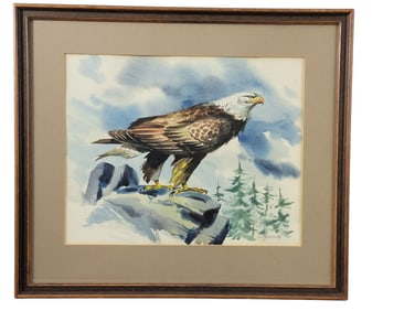BALD EAGLE BY ALBERT PARELLA (OHIO, 1909-1999)