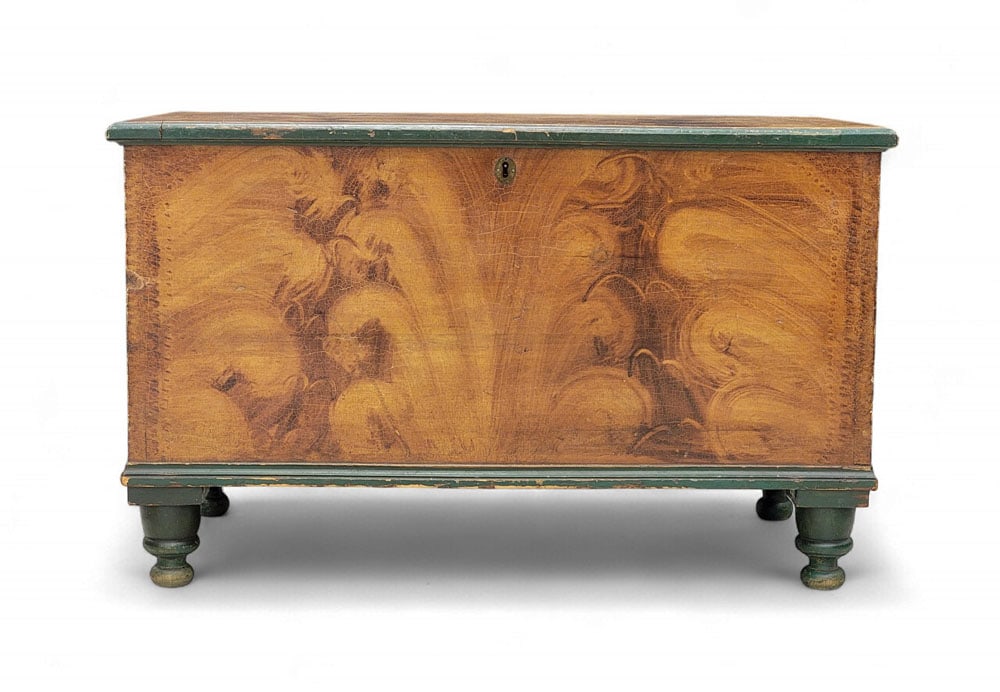 DECORATED BLANKET CHEST (1 of 6)