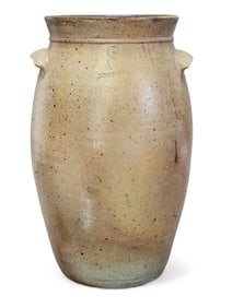 MUSKINGUM COUNTY, OHIO STONEWARE CHURN