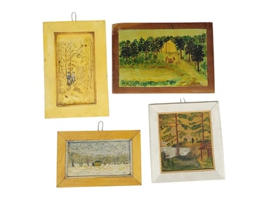 FOUR PAINTINGS BY EARL HASTINGS BEYMER (OHIO, 1890-1975)