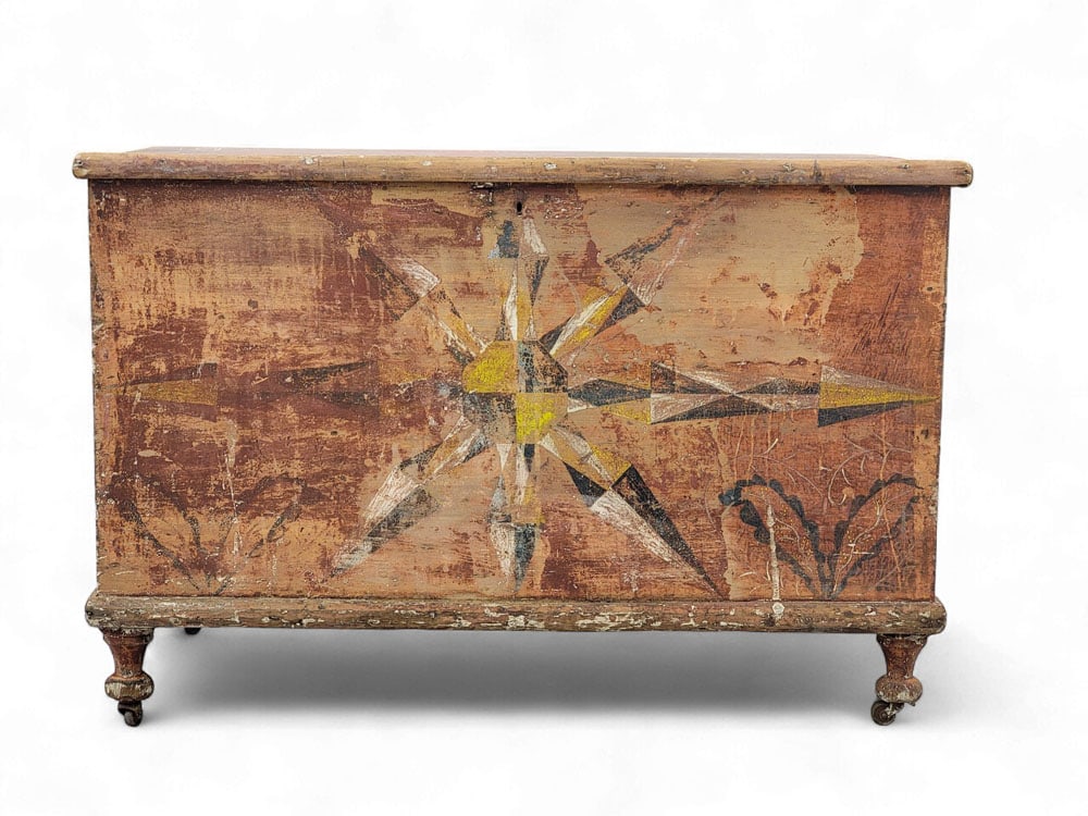 DECORATED BLANKET CHEST (1 of 7)