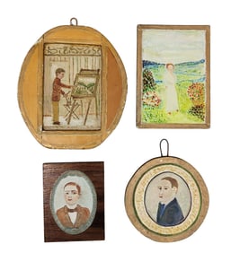 FOUR PAINTINGS BY EARL HASTINGS BEYMER (OHIO, 1890-1975)