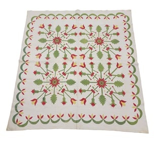 APPLIQUE FLOWER QUILT