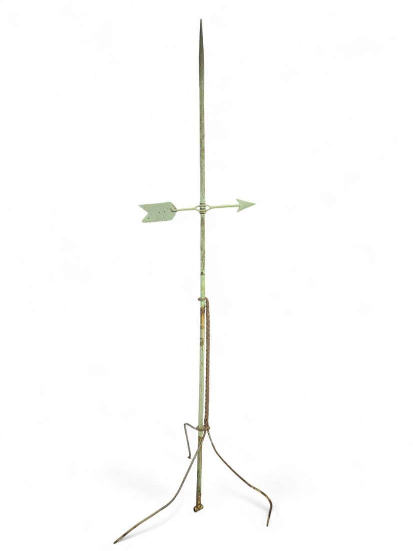 COPPER LIGHTNING ROD/WEATHER VANE (1 of 3)