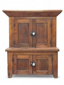 DOLL-SIZED STEPBACK CUPBOARD