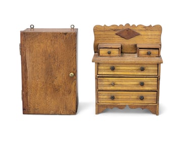 DOLL DRESSER AND WALL BOX