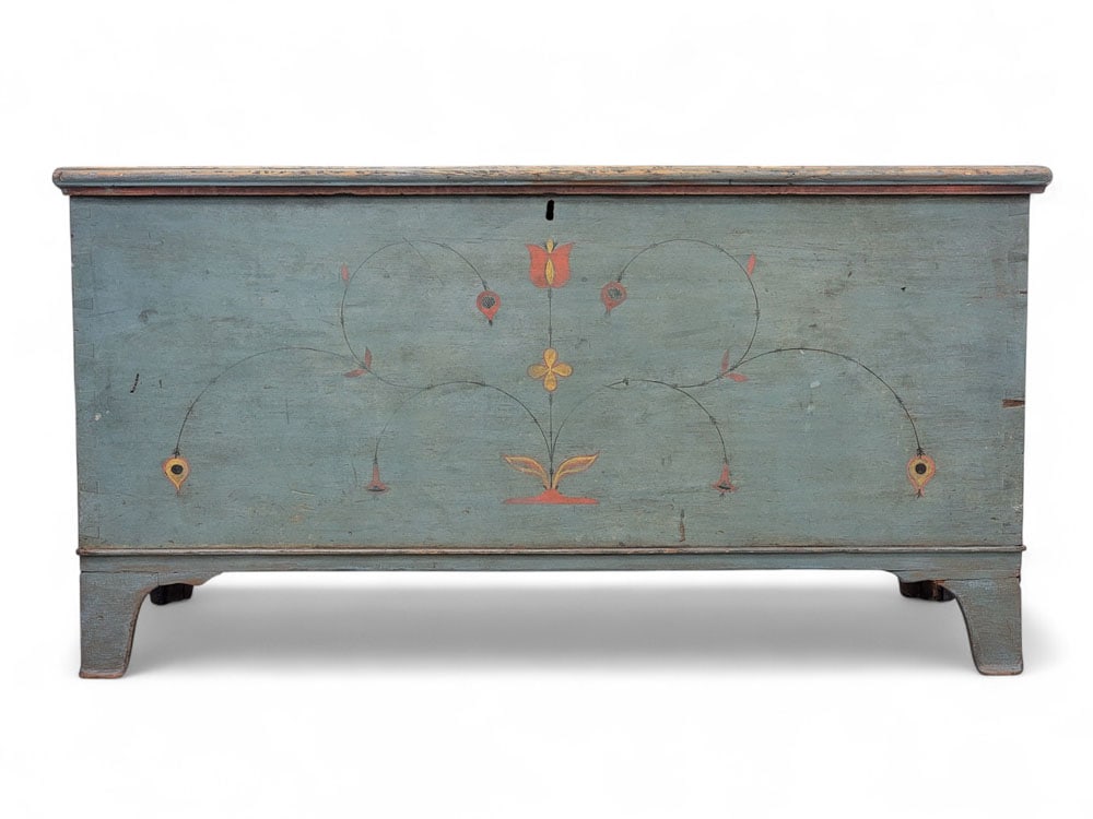 DECORATED BLANKET CHEST (1 of 8)