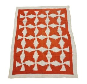 PINEAPPLE LOG CABIN QUILT