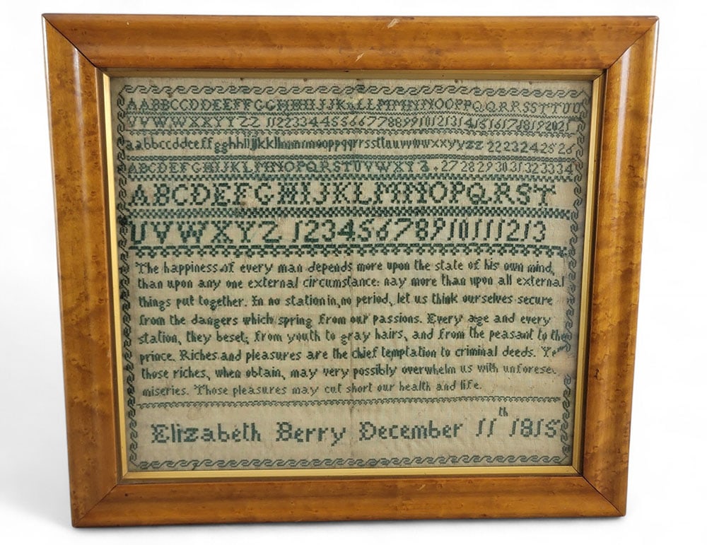 ELIZABETH BERRY'S SAMPLER (1 of 2)