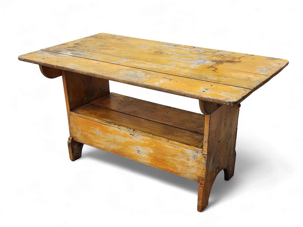 PAINTED HUTCH TABLE (1 of 4)