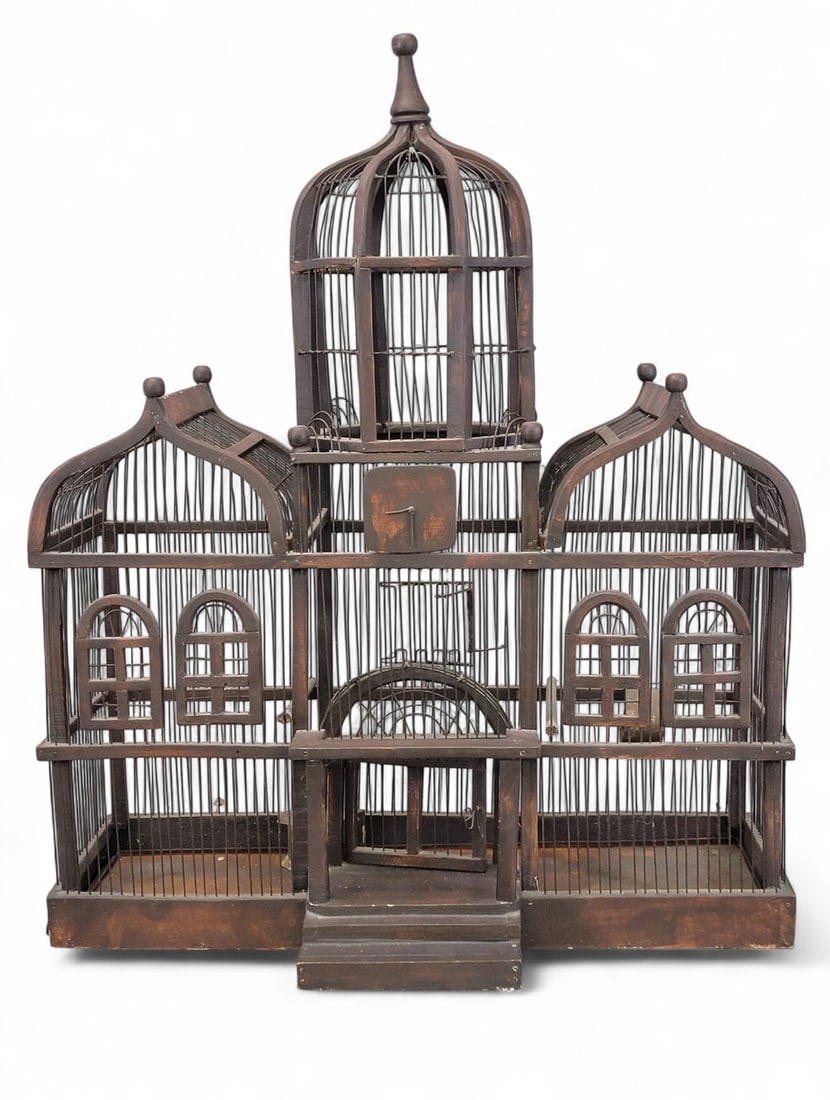 VICTORIAN ARCHITECTURAL BIRD CAGE (1 of 3)