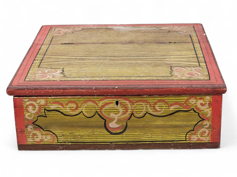 PAINT DECORATED LAP DESK (1 of 9)