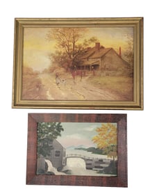 TWO OIL LANDSCAPES