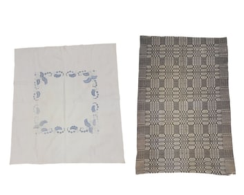 TWO ANTIQUE BLANKETS