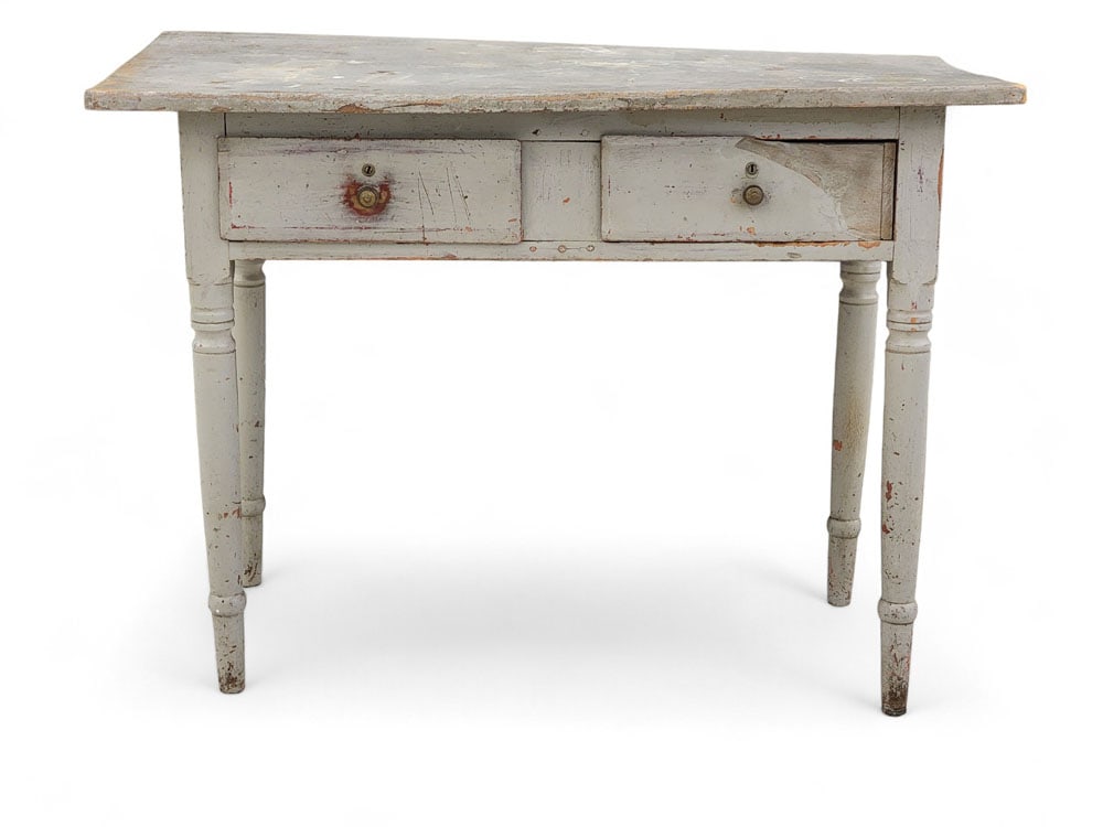 GREY-PAINTED WORK TABLE (1 of 4)