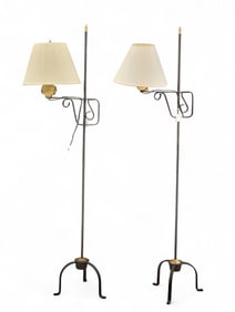 PAIR OF BRIDGE LAMPS