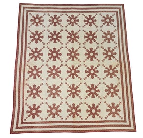 SCHERENSCHNITTE SNOWFLAKE APPLIQUE QUILT