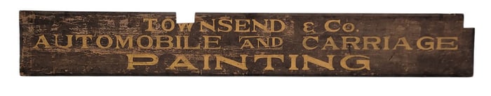 AUTO & CARRIAGE PAINTER'S TRADE SIGN