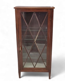 FEDERAL-STYLE CURIO CABINET