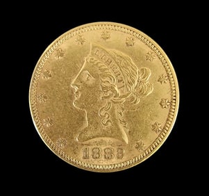 1882 $10 LIBERTY HEAD GOLD COIN