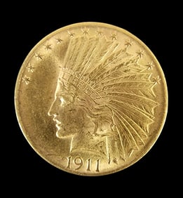 1911 $10 INDIAN HEAD GOLD COIN